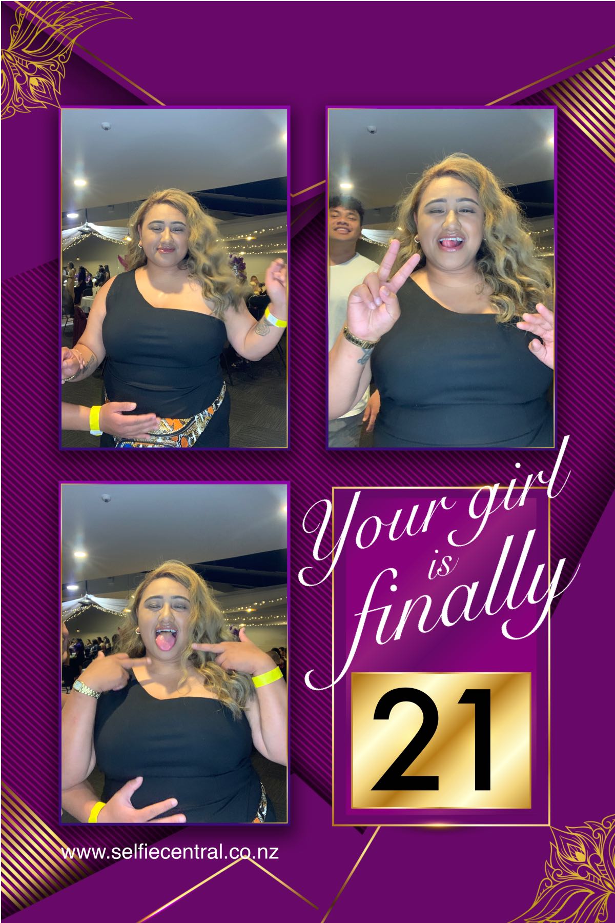 Your girl is finally 21 | View more photos from the event at gallery.photobooth.co.nz/u/SelfieCentral/Your-girl-is-finally-21